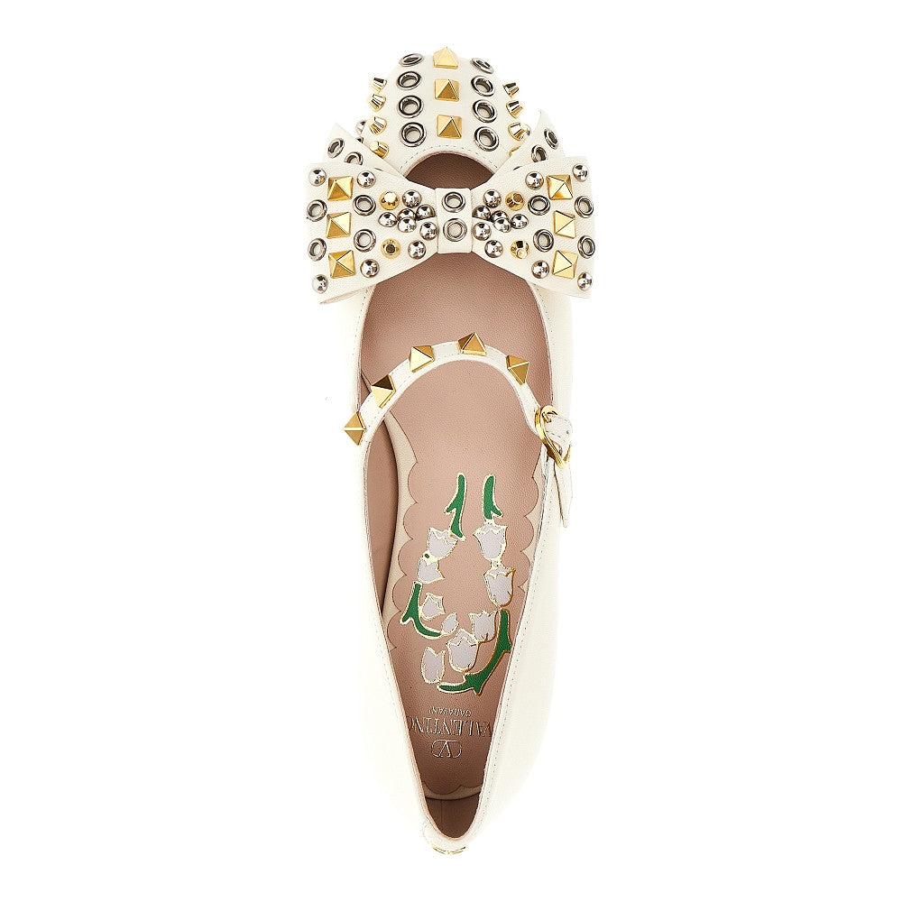 Studded 'Bowow' Mary-Jane ballet flats