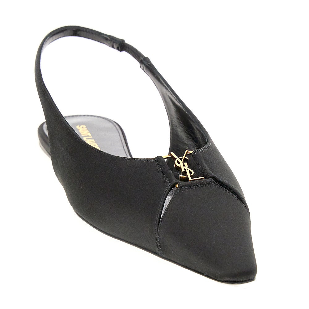 Slingback 'Babylone' in satin