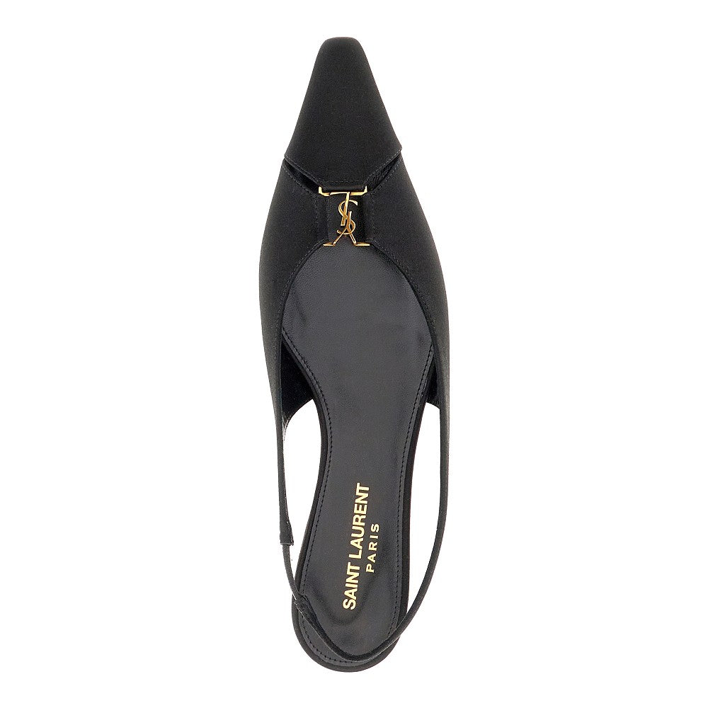 Slingback 'Babylone' in satin