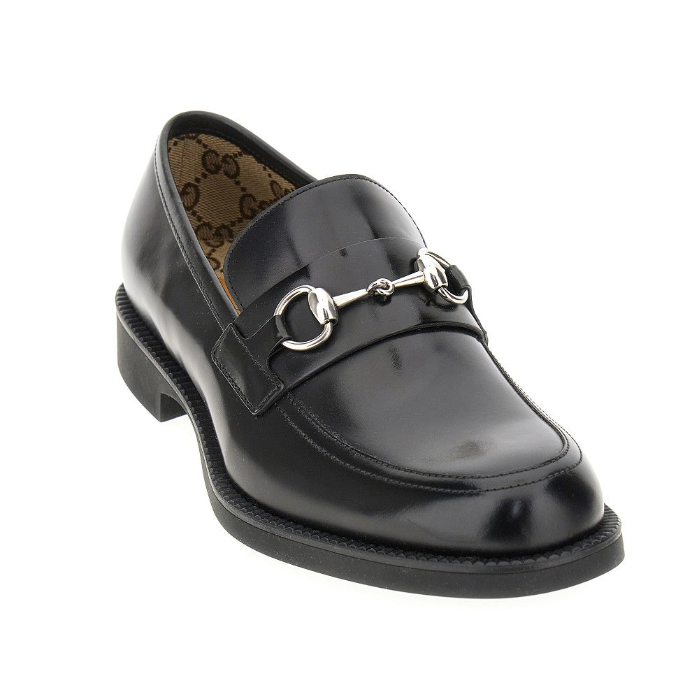 Horsebit leather loafers