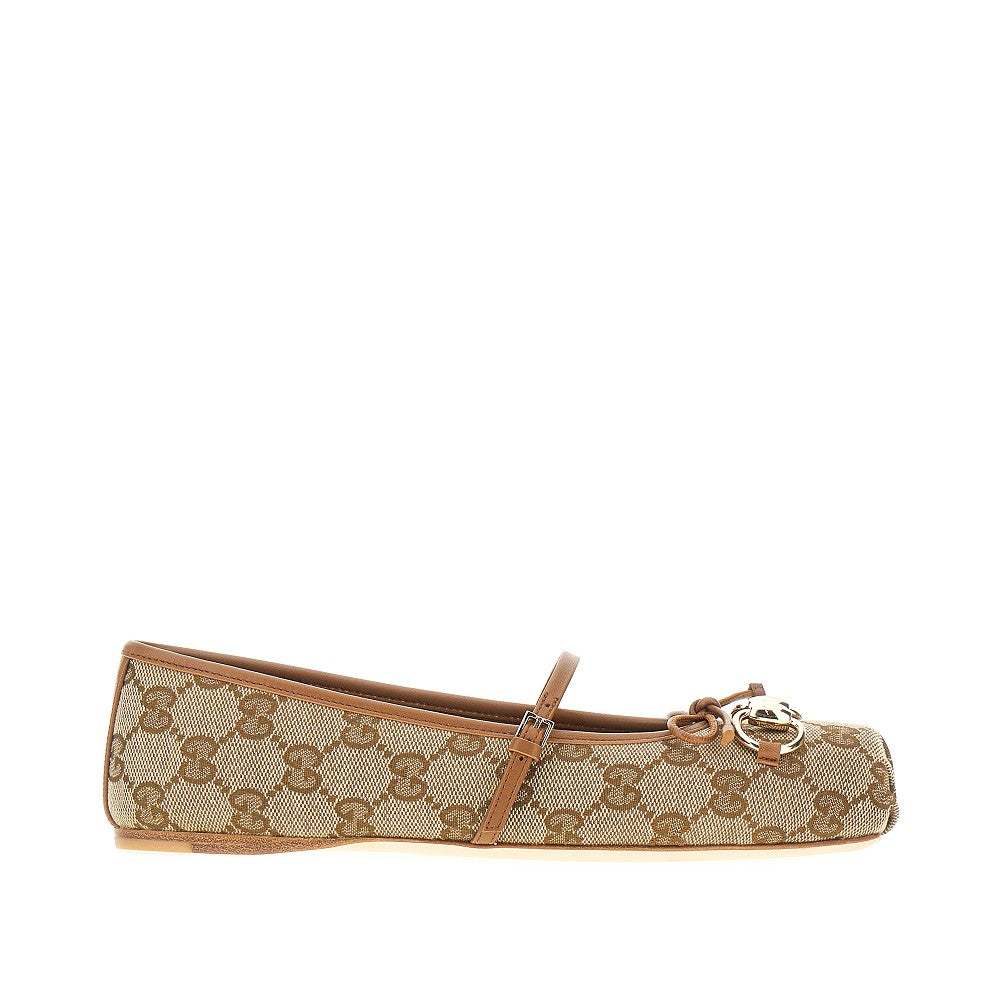 Ballerine in tessuto Original GG con Morsetto