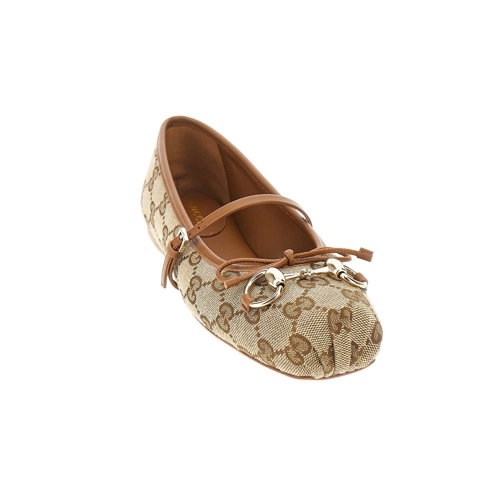 Ballerine in tessuto Original GG con Morsetto