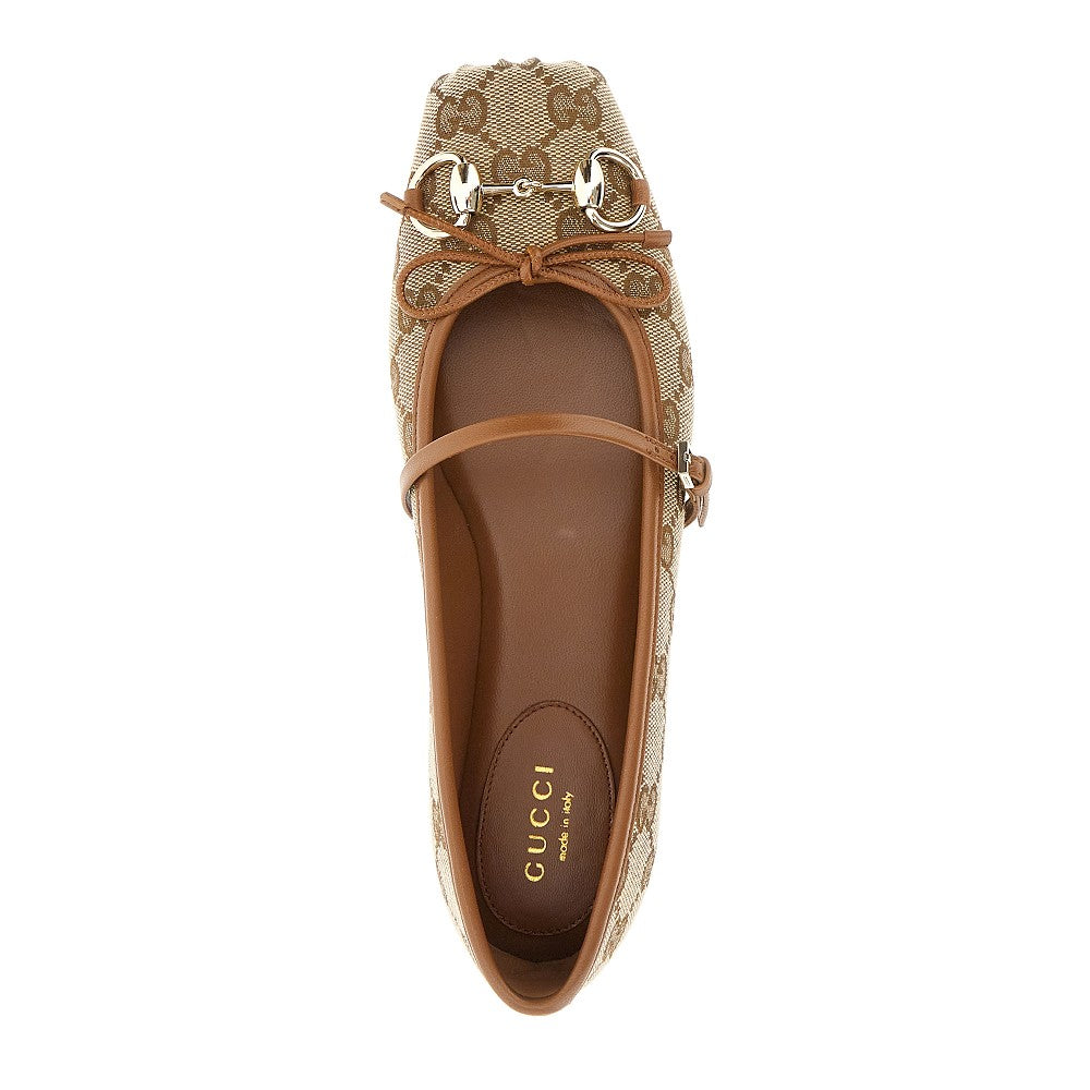 Ballerine in tessuto Original GG con Morsetto