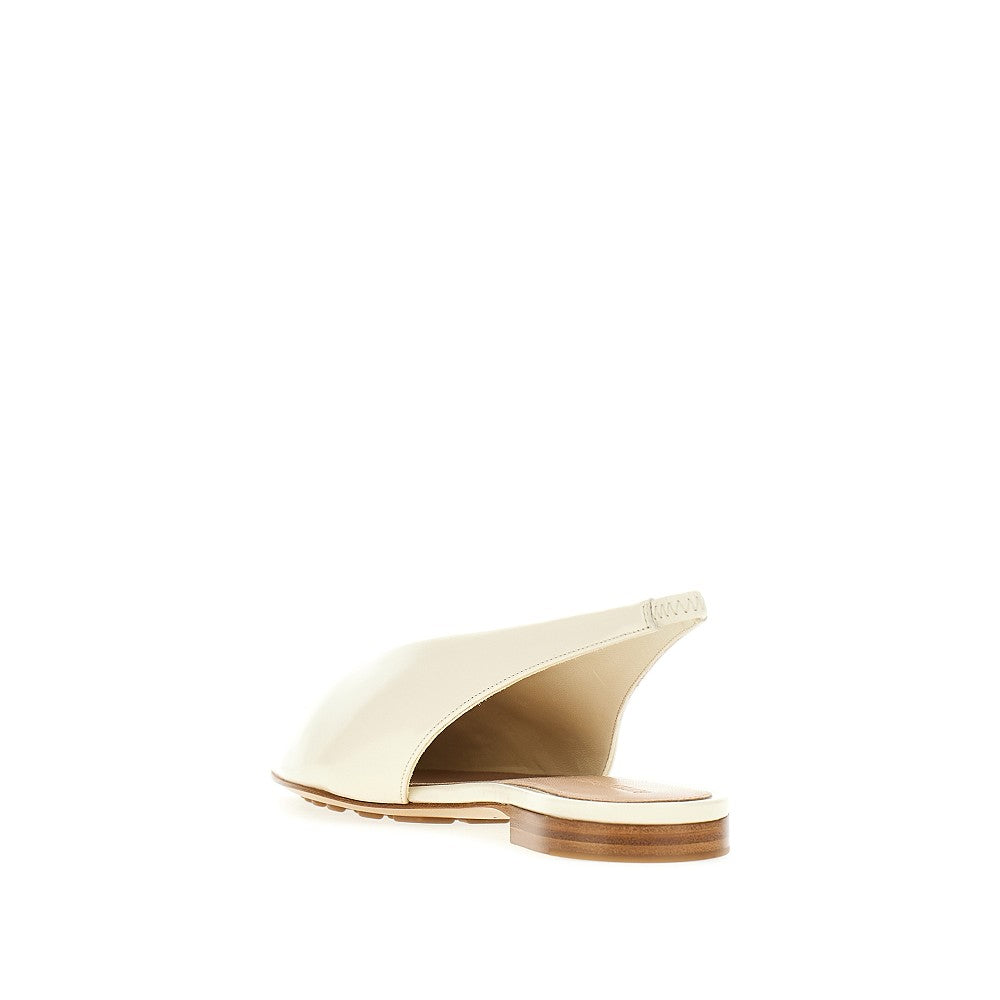 Leather 'Sofia' slingback ballet flat