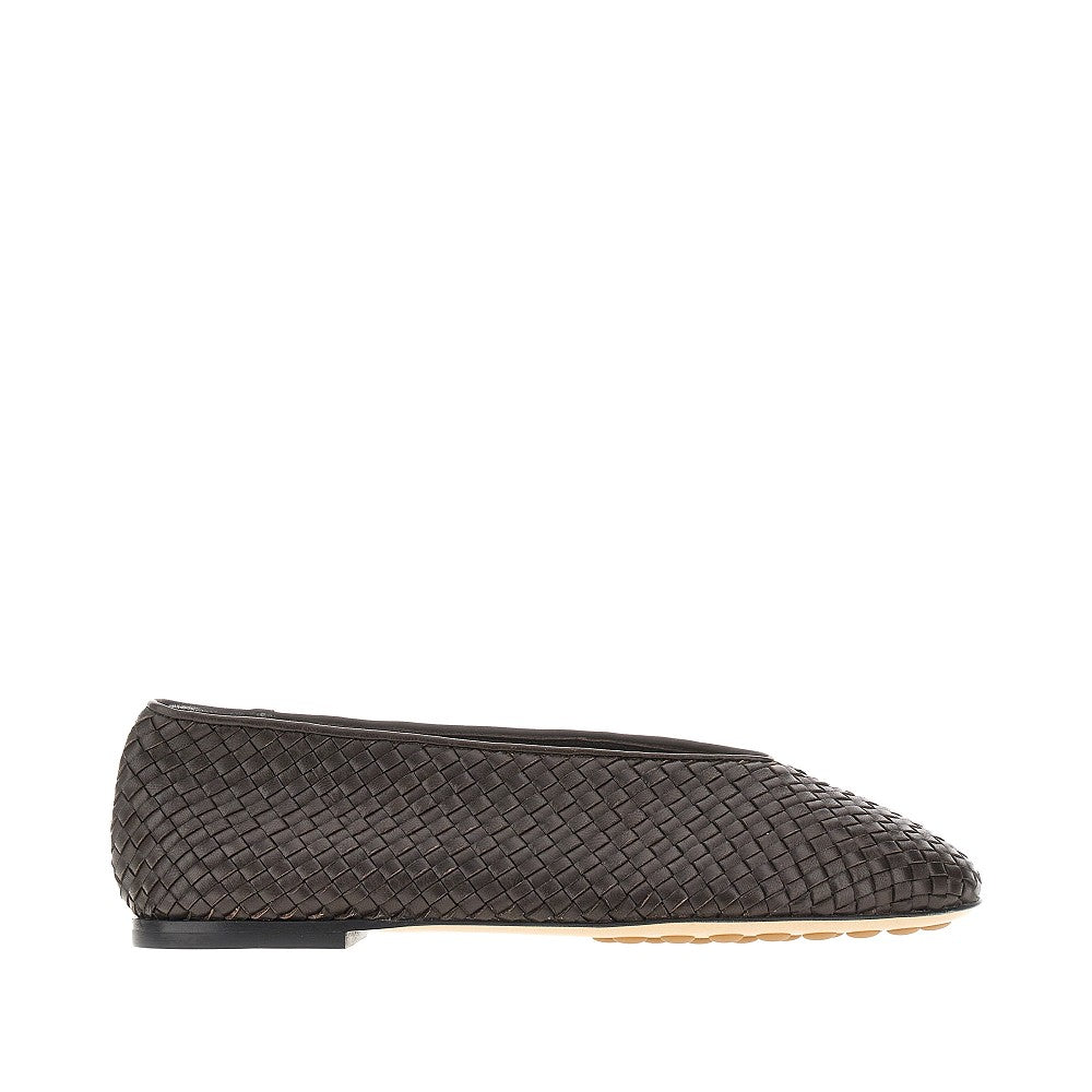 Ballerine 'Rosa' in nappa intrecciata