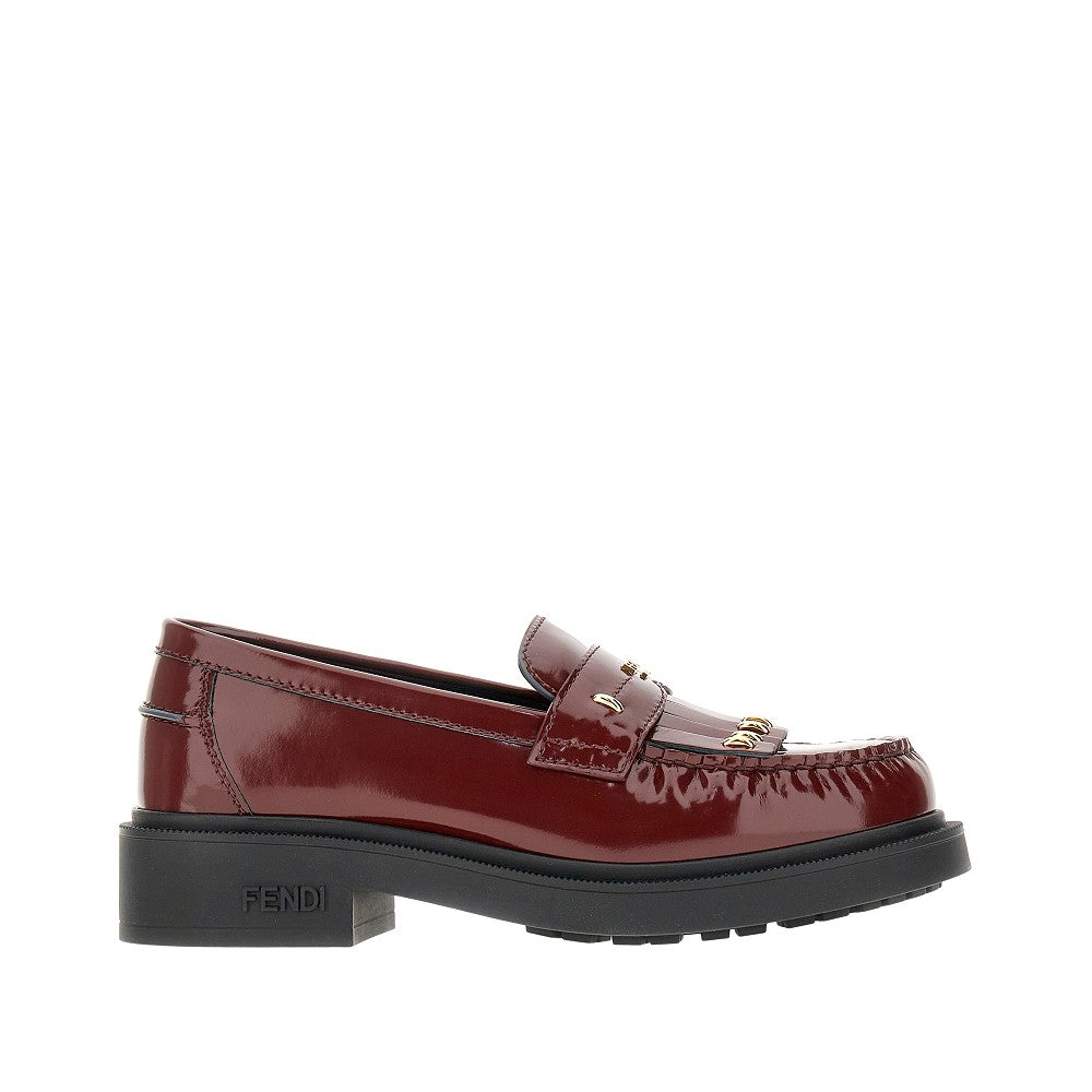 'Fendi Filo' leather loafers