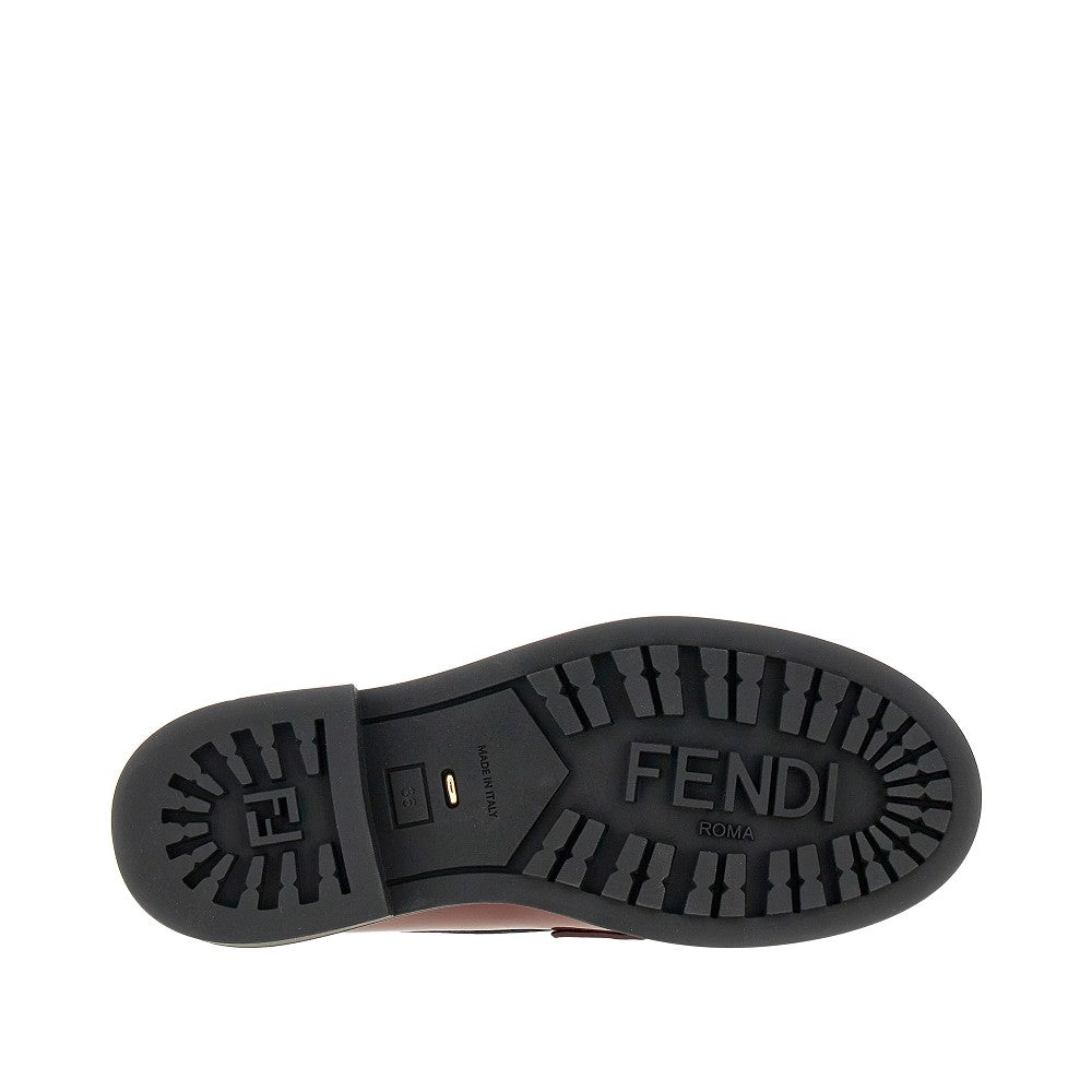 'Fendi Filo' leather loafers