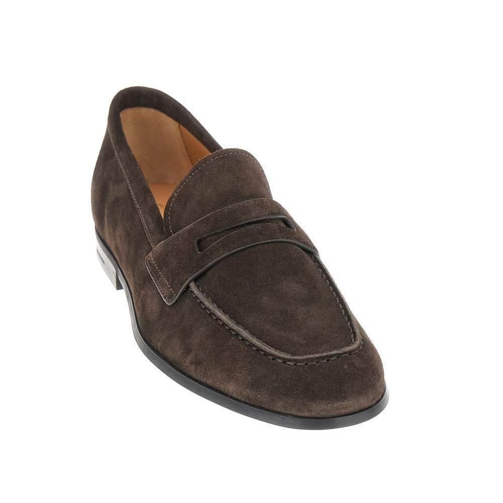 'Milton' suede leather loafers