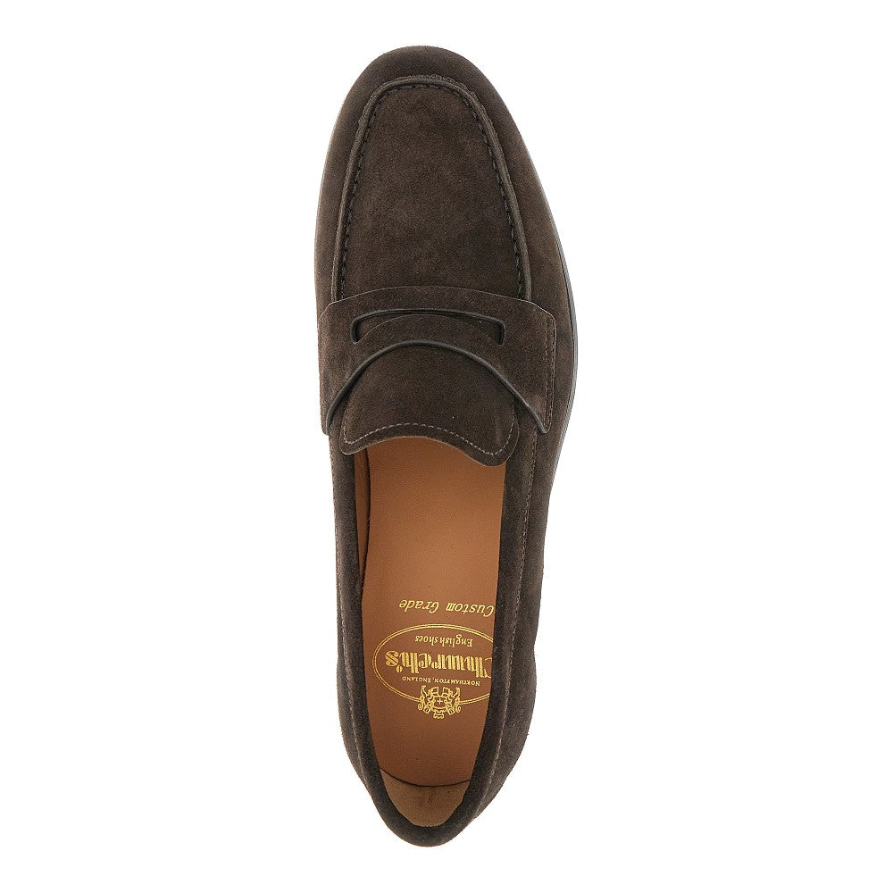 'Milton' suede leather loafers