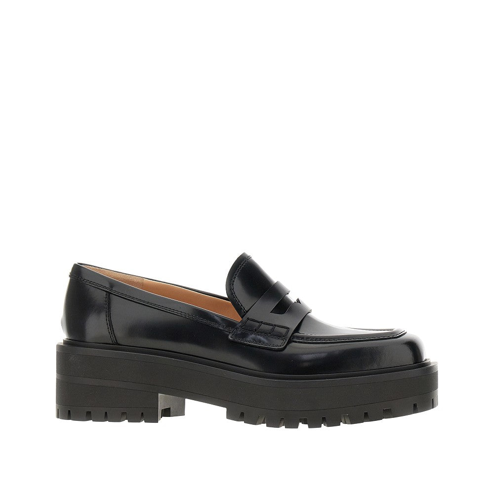 Spazzolato leather 'Ramsey' loafers