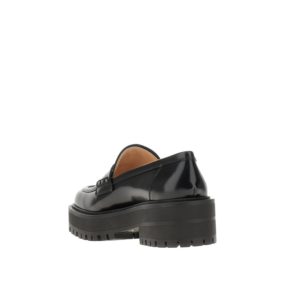 Spazzolato leather 'Ramsey' loafers