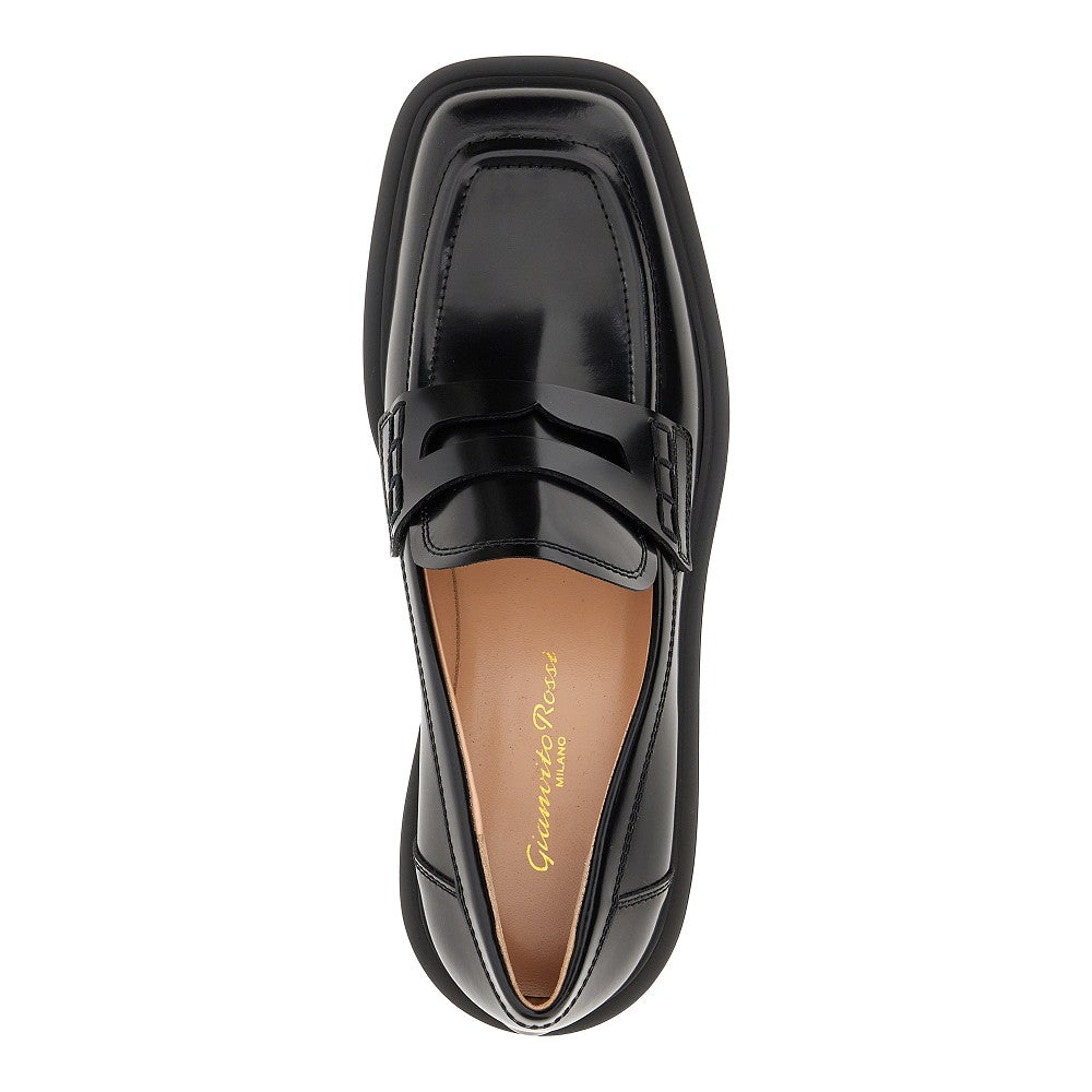 Spazzolato leather 'Ramsey' loafers