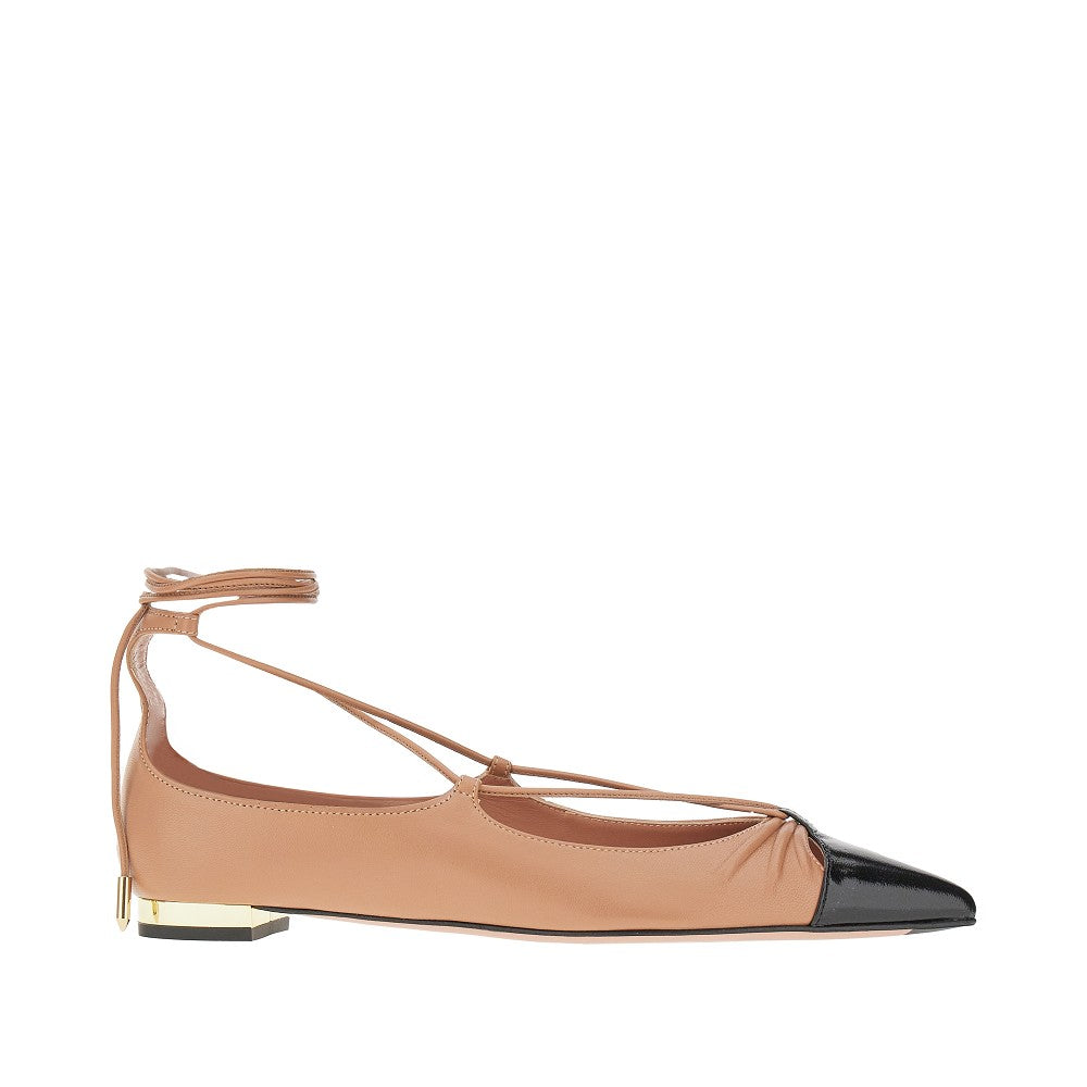 Ballerine stringate 'Gabi' in nappa