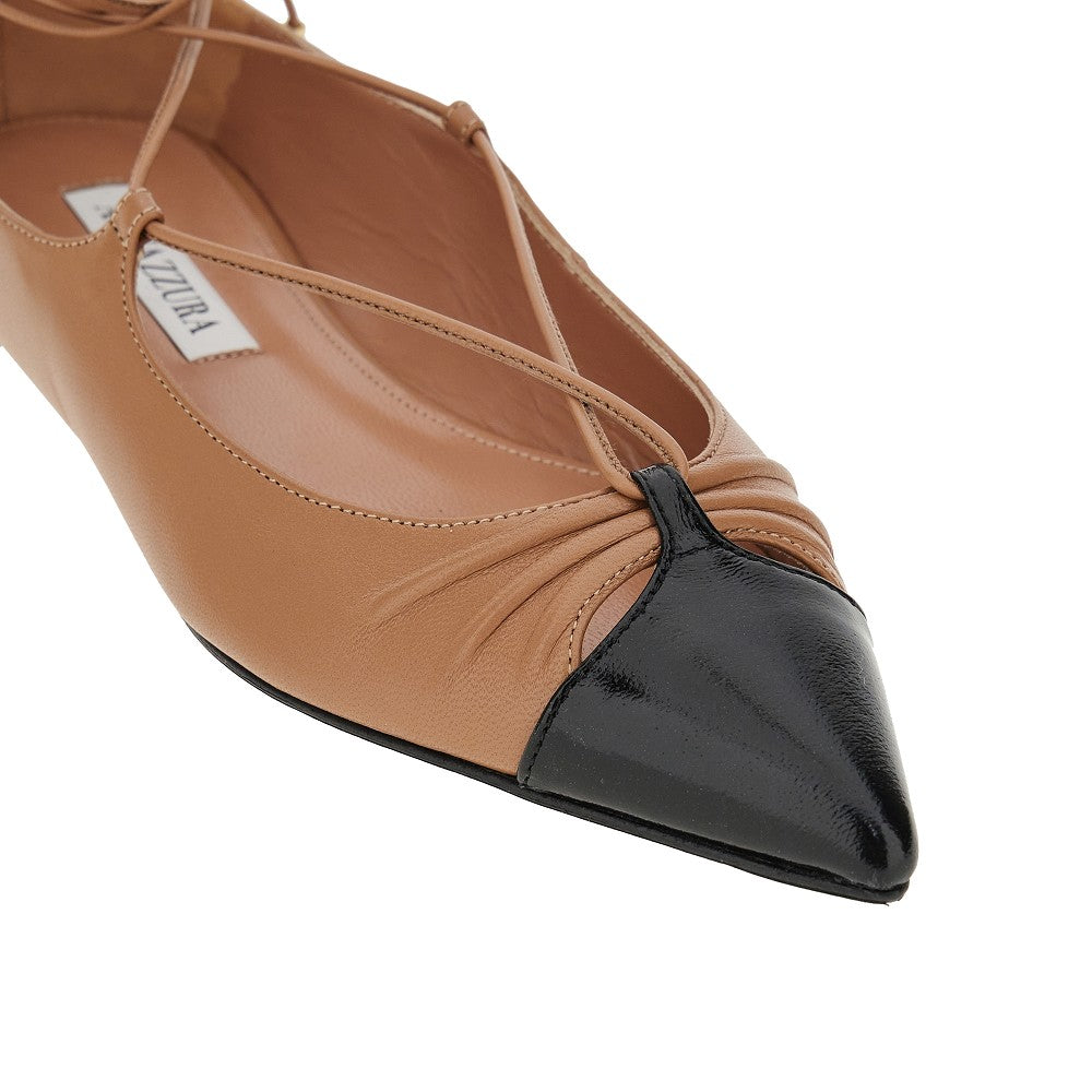 Ballerine stringate 'Gabi' in nappa