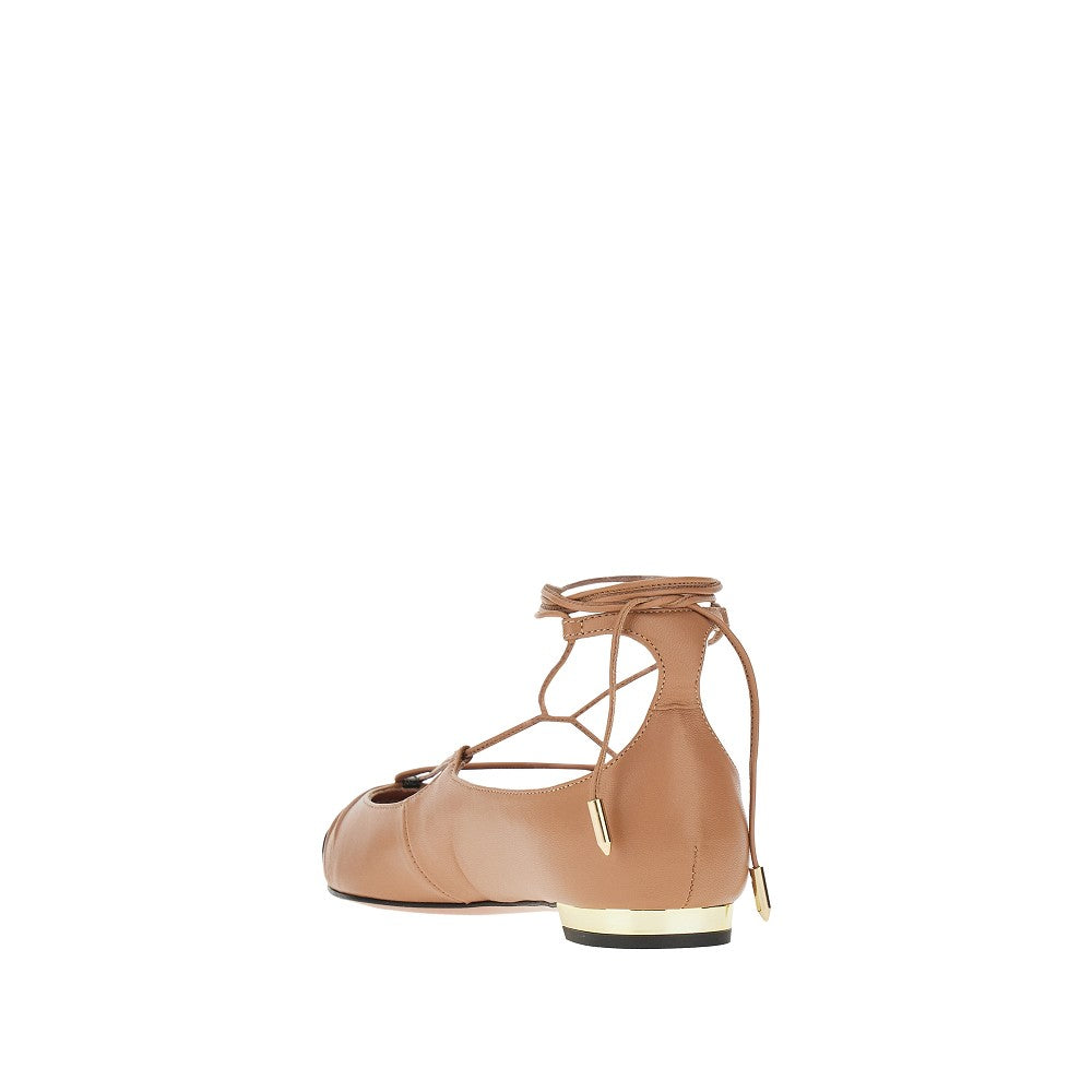 Ballerine stringate 'Gabi' in nappa