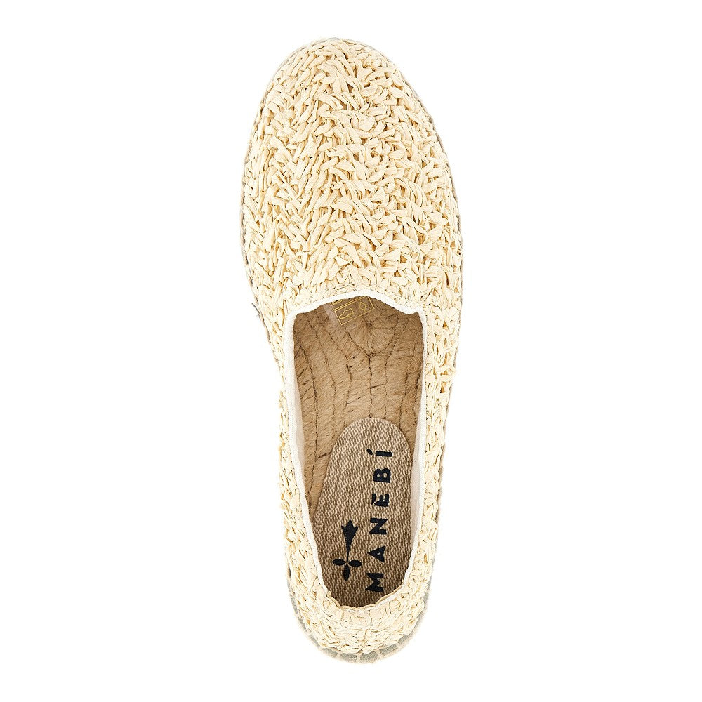 Espadrillas in rafia intrecciata