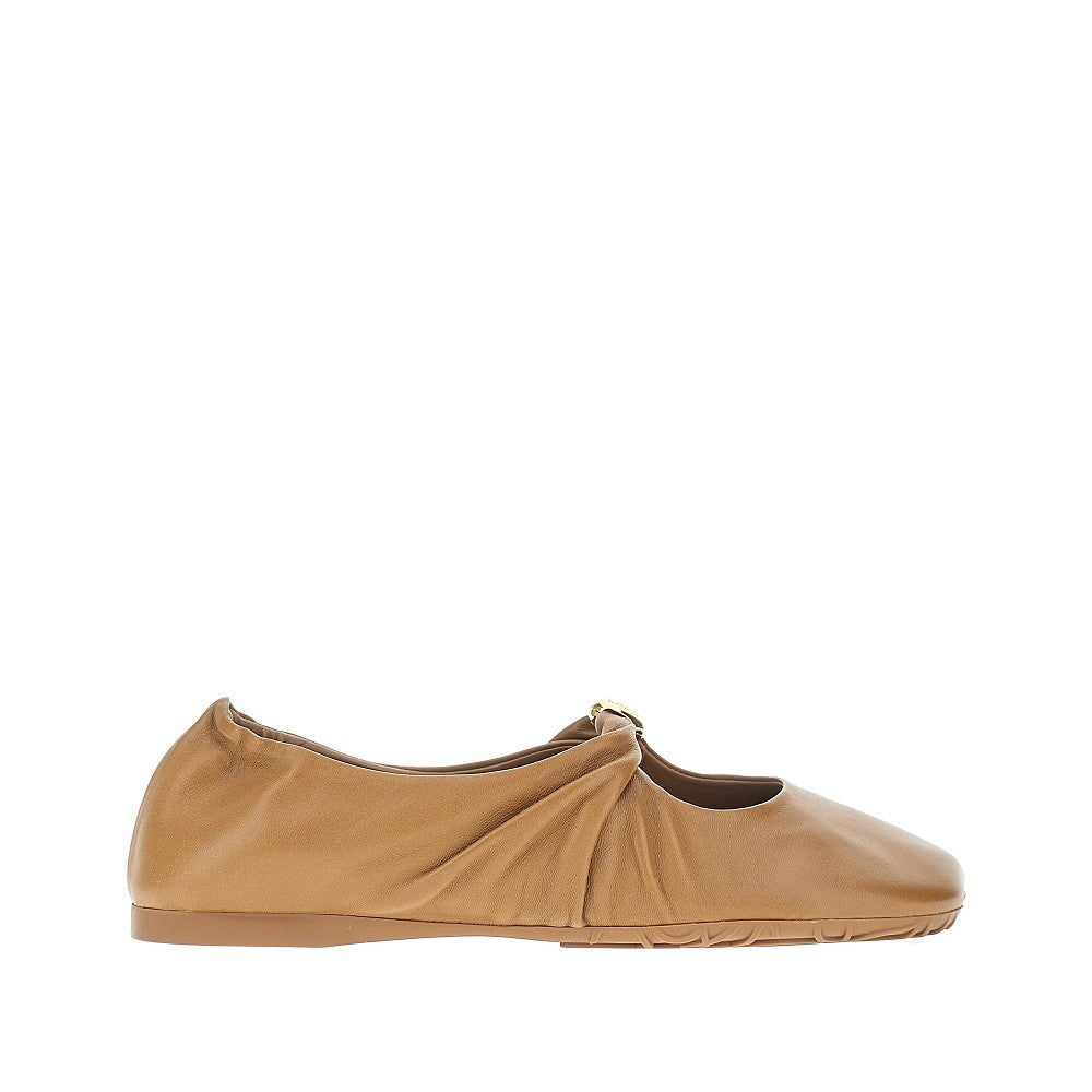 Ballerine 'Pebble' in nappa