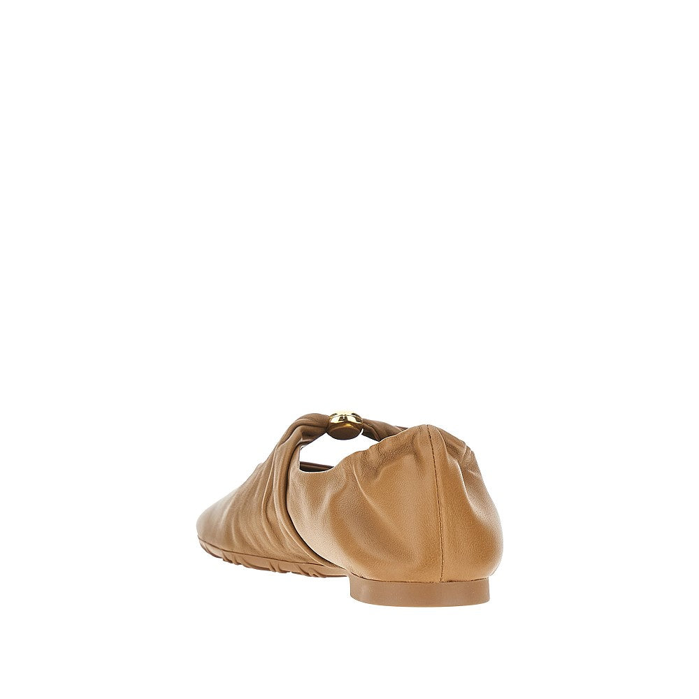 Ballerine 'Pebble' in nappa