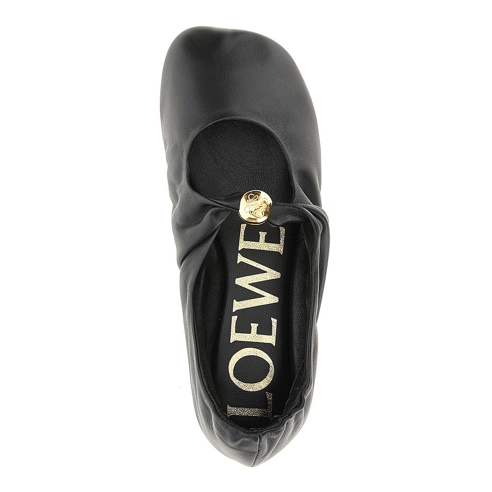 Ballerine 'Pebble' in nappa