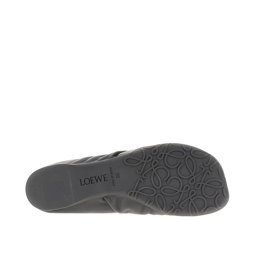 Ballerine 'Pebble' in nappa