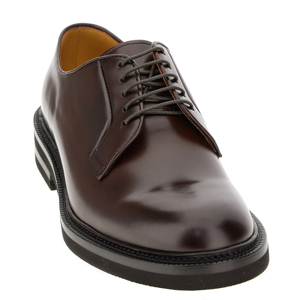 Stringate Derby in pelle