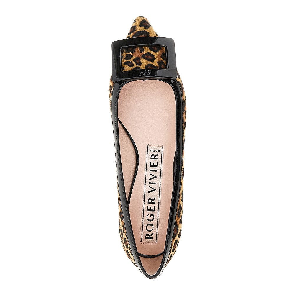 Ballerine 'Gommettine' in cavallino animalier