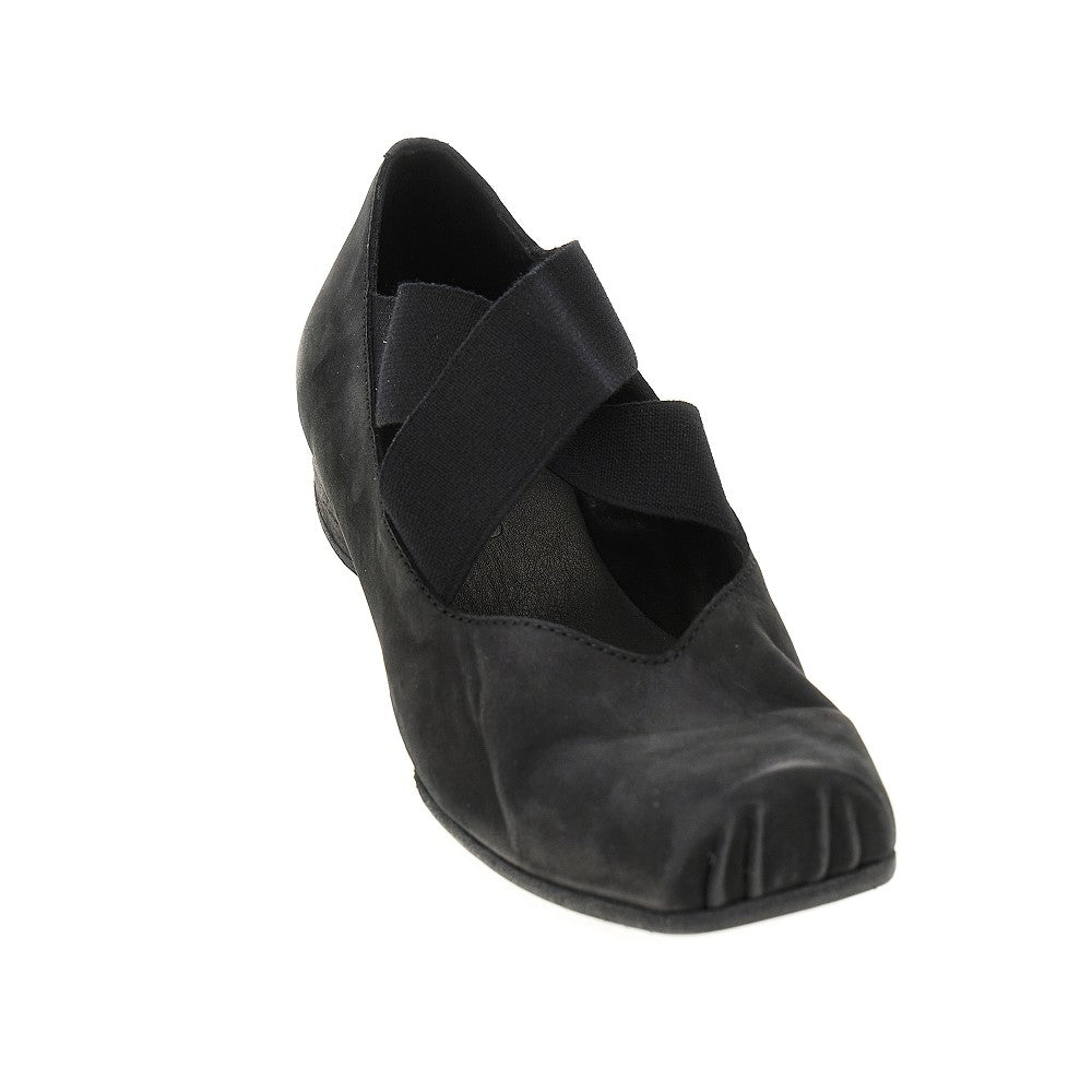 Suede leather ballet flats