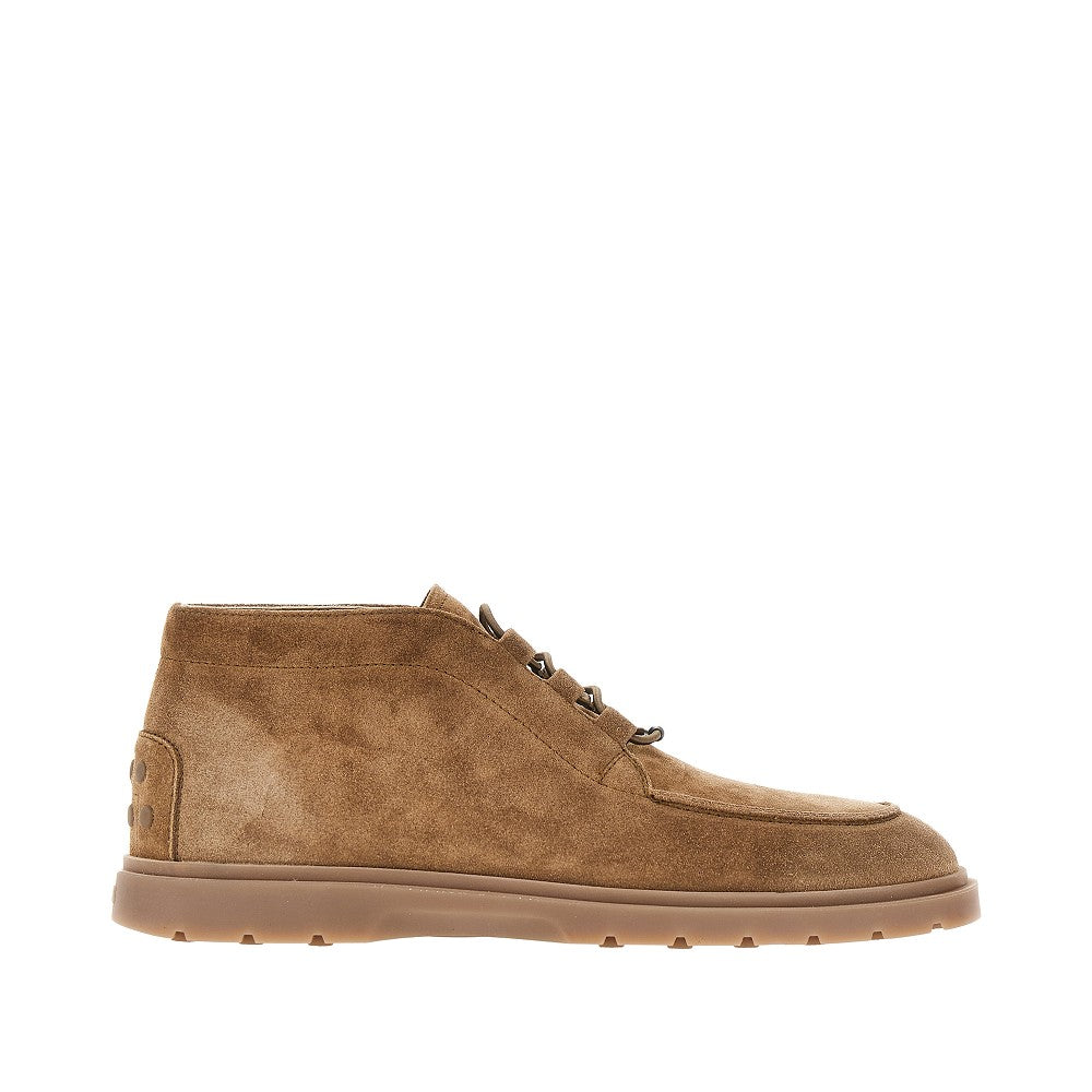 Suede leather desert boots