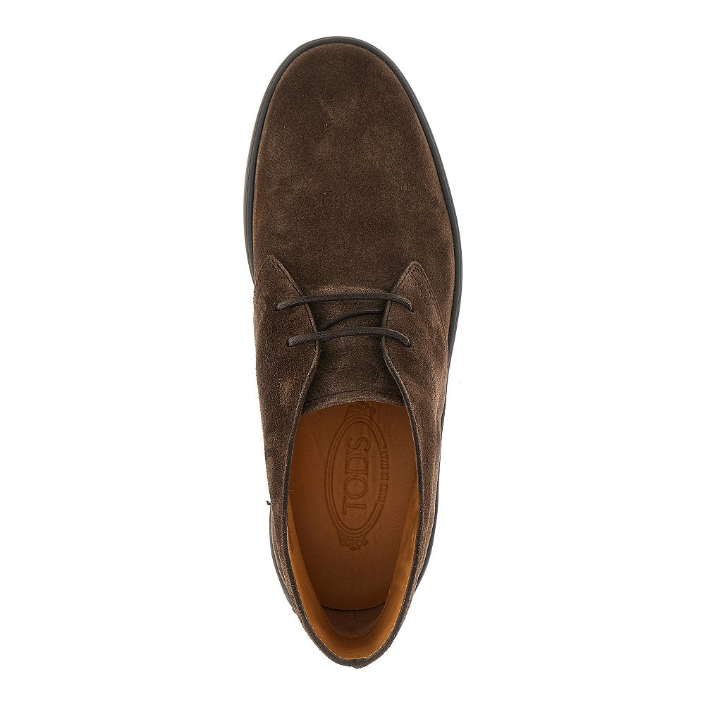 Suede leather desert boots