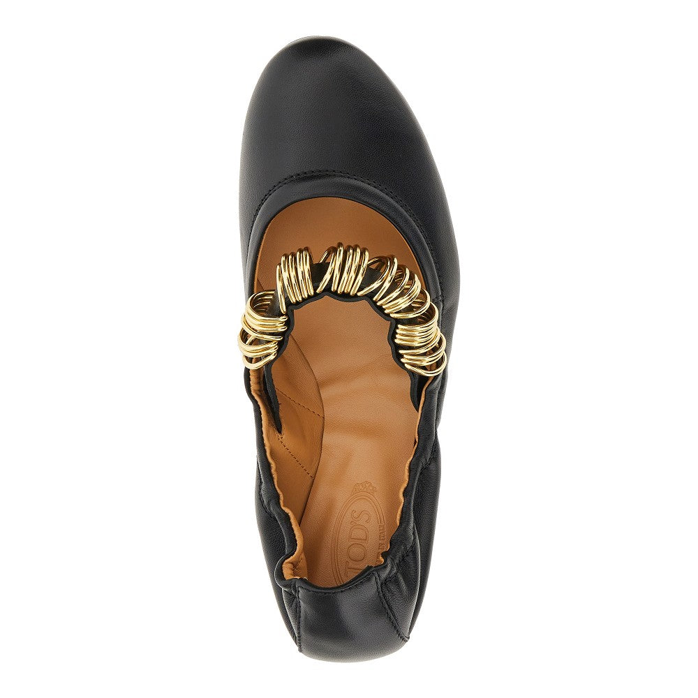 Ballerine 'Dee' in nappa