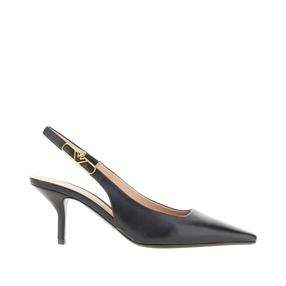 Décolleté slingback in nappa
