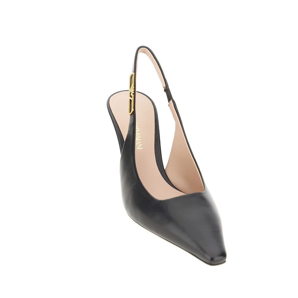 Décolleté slingback in nappa