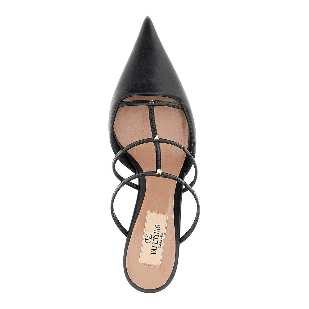 Mules Rockstud Wispy in pelle