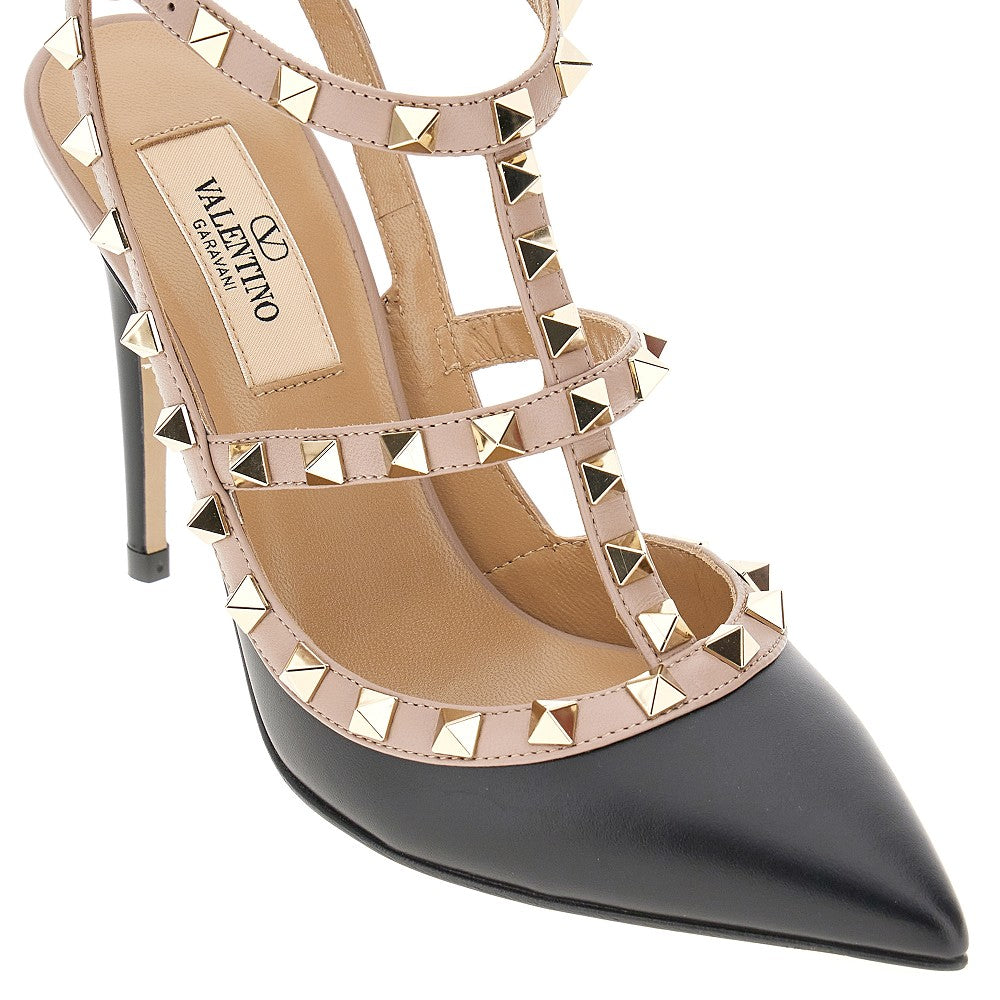 Rockstud pumps with straps
