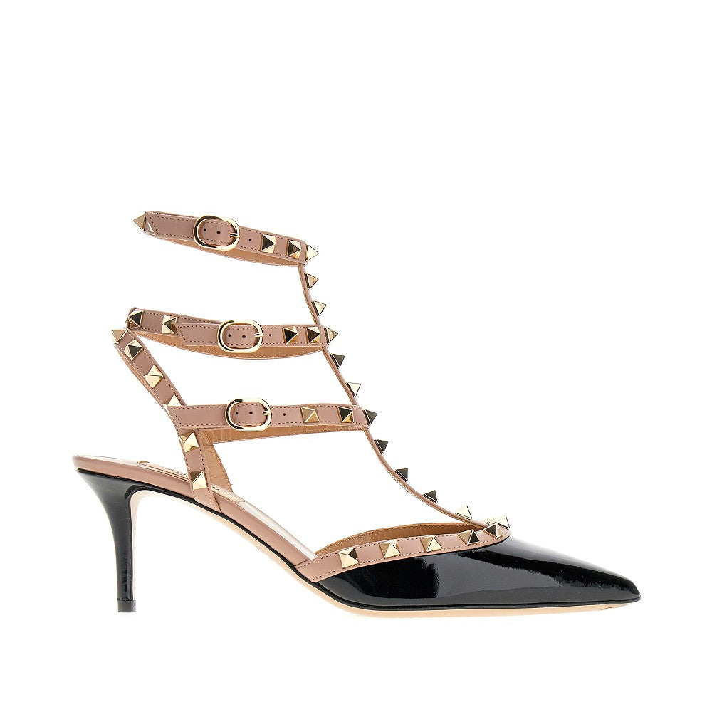 'Rockstud' patent leather pumps