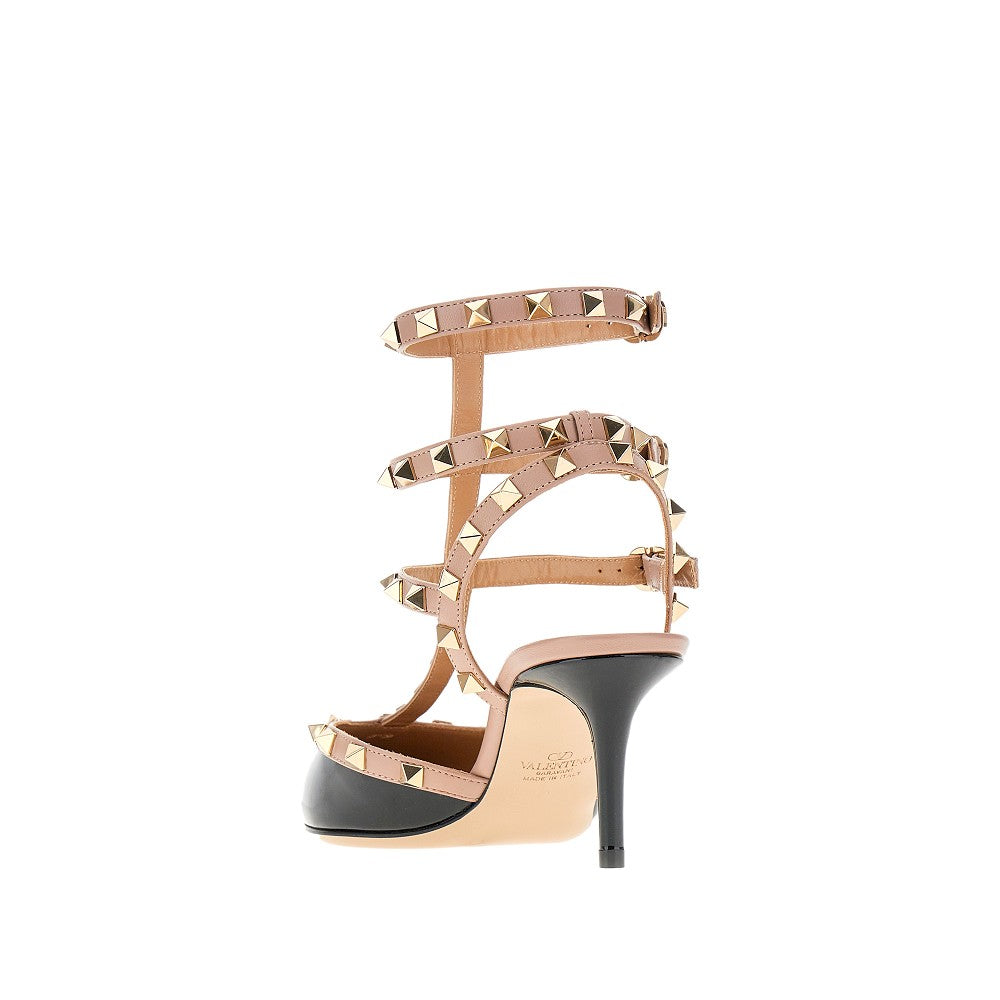 'Rockstud' patent leather pumps
