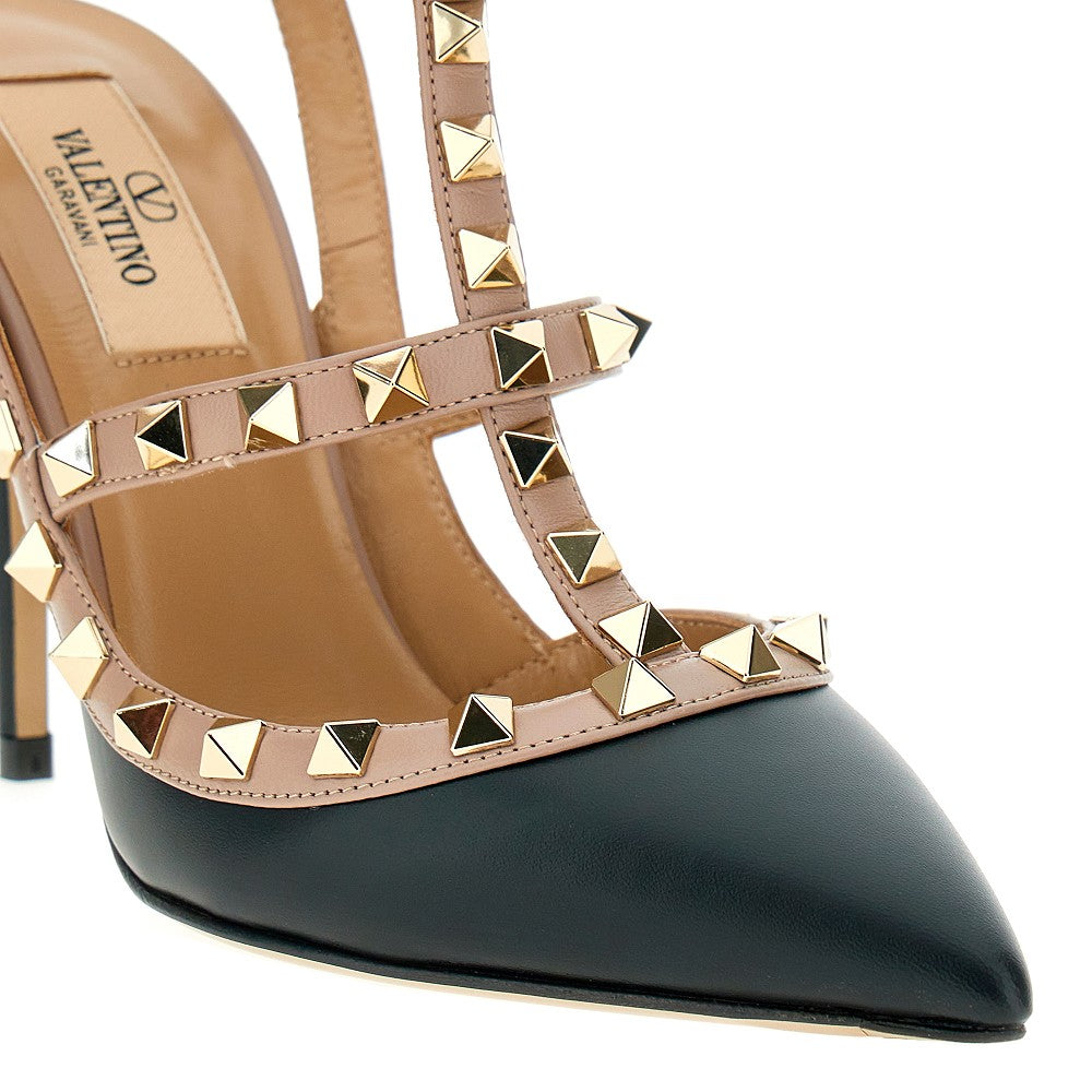 Décolleté 'Rockstud' in pelle