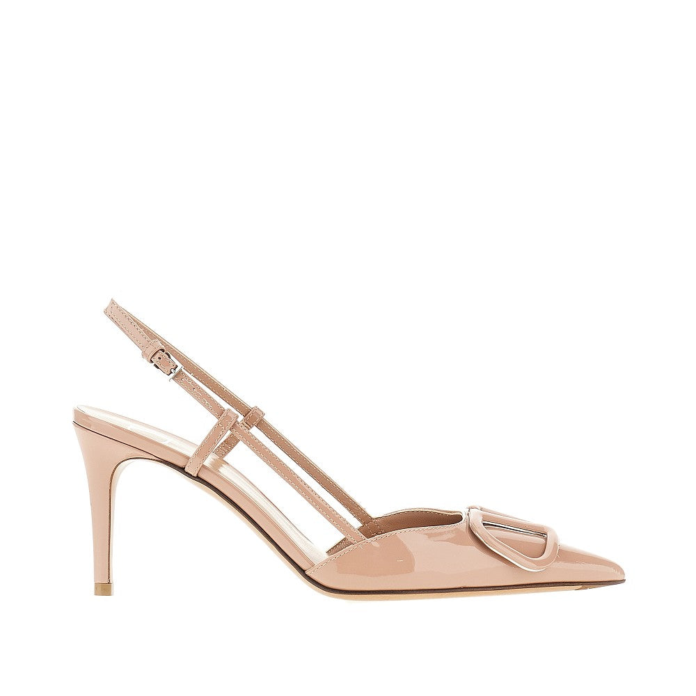 'VLogo Signature' patent leather pumps