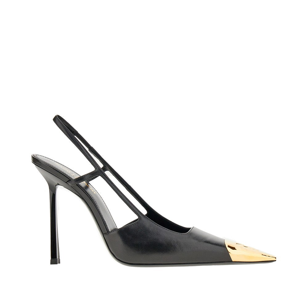 'Jeanne' nappa leather slingback pumps