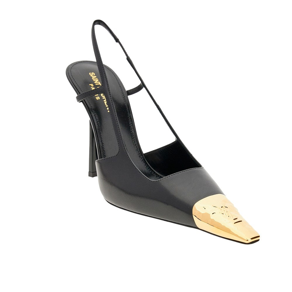 'Jeanne' nappa leather slingback pumps