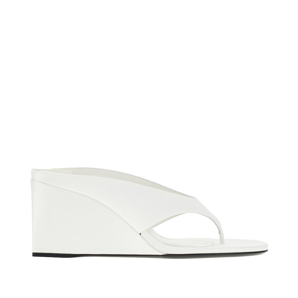 Mules infradito in satin