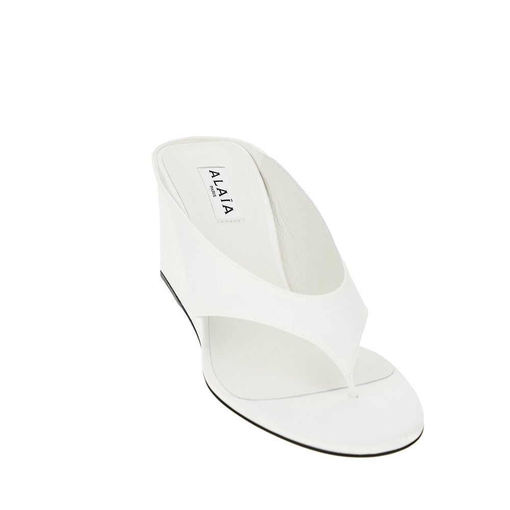 Mules infradito in satin