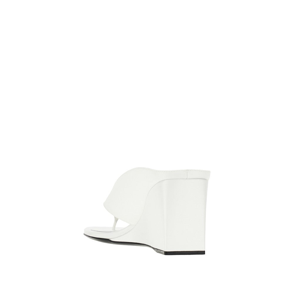Mules infradito in satin