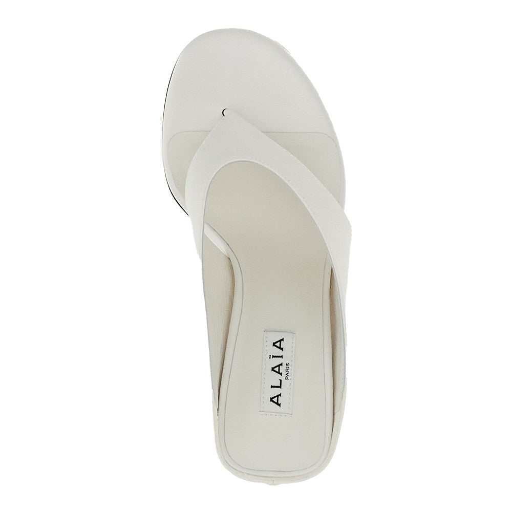 Mules infradito in satin