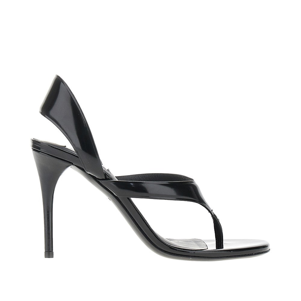 Sandali infradito in pelle liscia