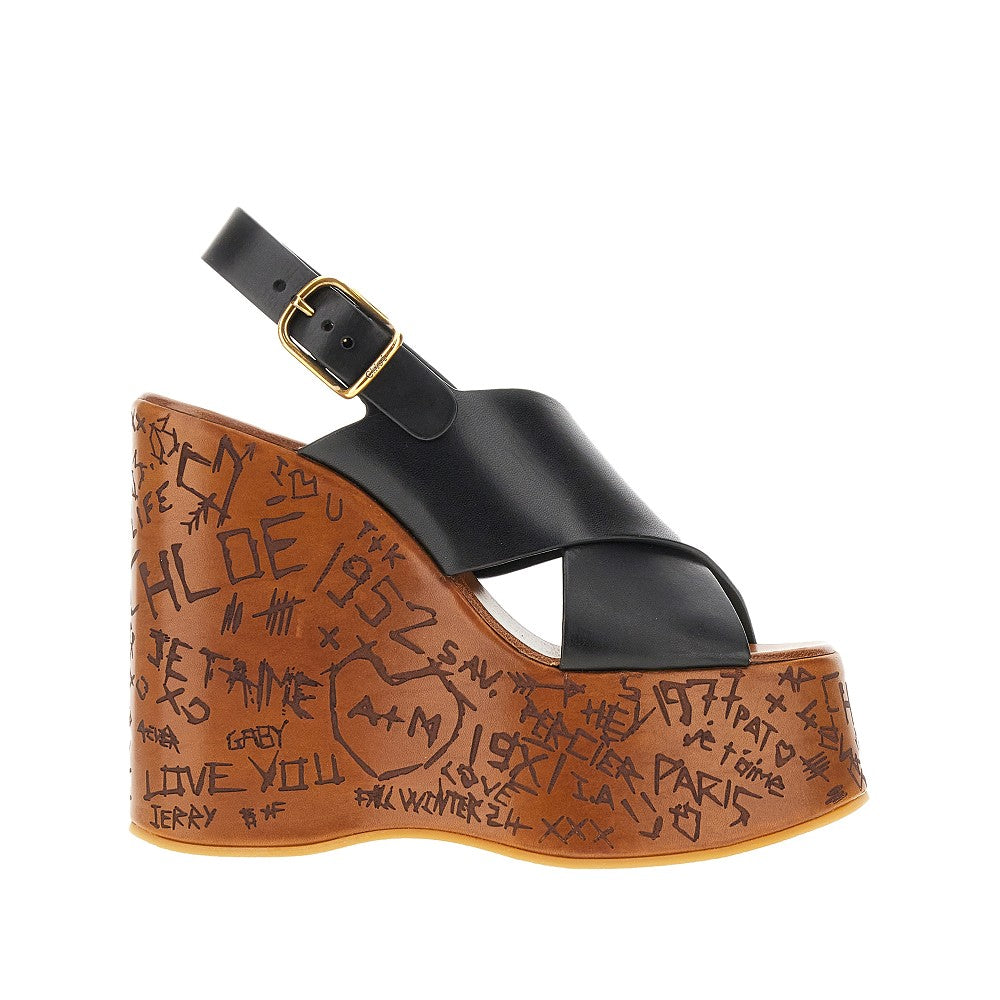 'Maxime' wedge sandals