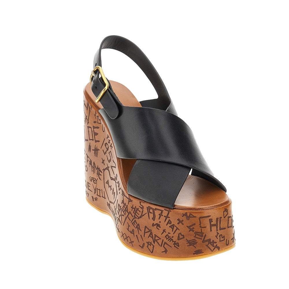 'Maxime' wedge sandals