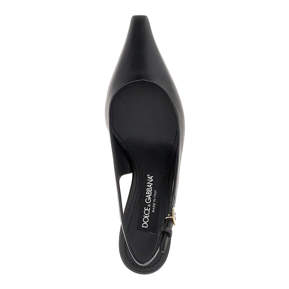 'Mun' nappa leather slingback pumps