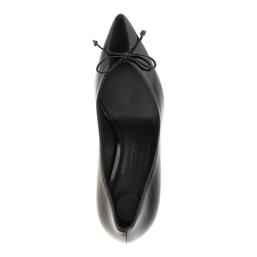 Décolleté 'Tourni' in pelle