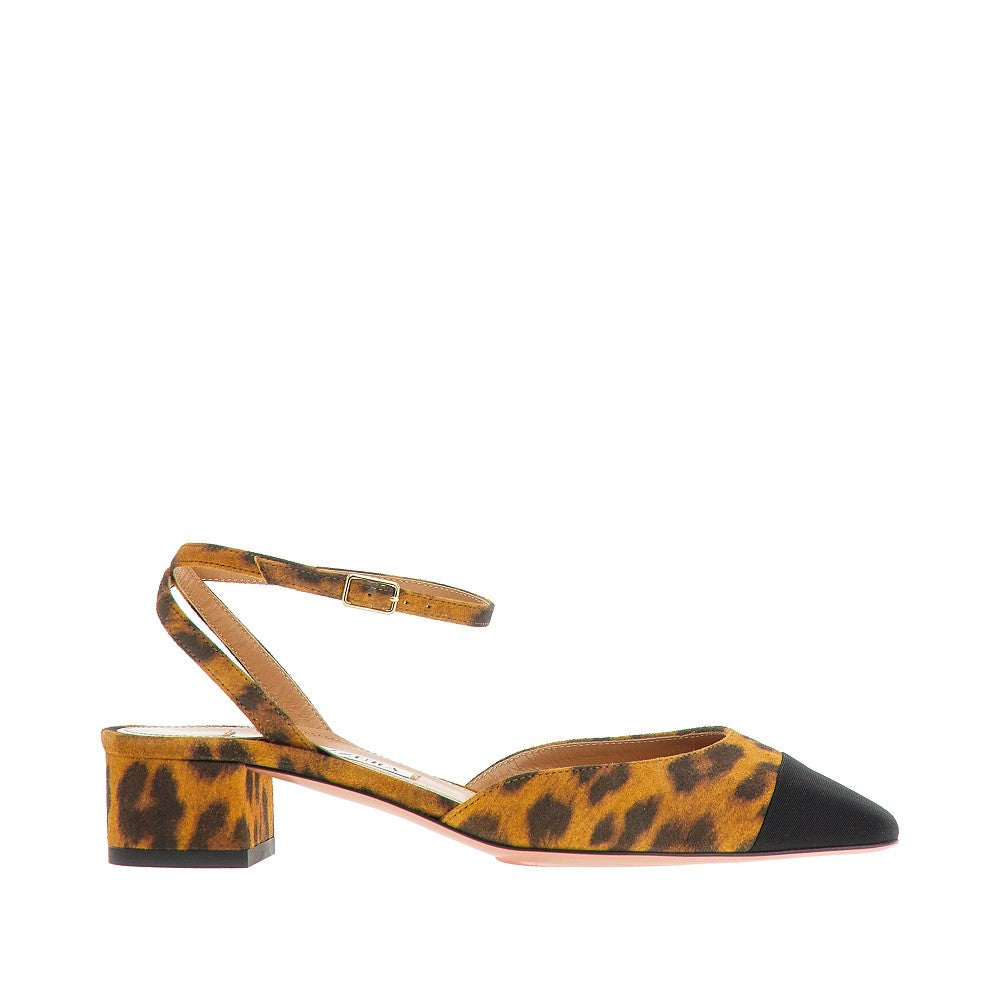 Animalier suede 'French flirt' pump